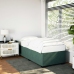 vidaXL Estructura de cama de terciopelo verde 90x190 cm