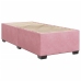 vidaXL Estructura de cama de terciopelo rosa 90x190 cm