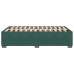 Estructura cama sin colchón terciopelo verde oscuro 120x190cm