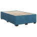 Estructura de cama terciopelo azul oscuro 120x190 cm