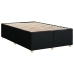 vidaXL Estructura de cama tela negro 120x190 cm