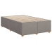 Estructura de cama tela gris taupe 120x190 cm