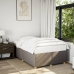 Estructura de cama tela gris taupe 120x190 cm