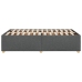Estructura de cama sin colchón tela gris oscuro 120x200 cm