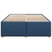 Cama sin colchón tela azul 140x190 cm