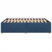 Cama sin colchón tela azul 140x190 cm