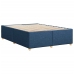 Cama sin colchón tela azul 140x190 cm