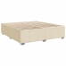 Cama sin colchón tela color crema 180x200 cm