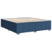 Cama sin colchón tela azul 180x200 cm