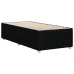 vidaXL Estructura de cama de tela negro 90x190 cm