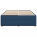 Cama sin colchón tela azul 140x190 cm