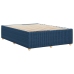 Cama sin colchón tela azul 140x190 cm