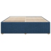 Cama sin colchón tela azul 200x200 cm