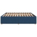 Cama sin colchón tela azul 200x200 cm