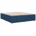 Cama sin colchón tela azul 200x200 cm