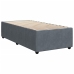 vidaXL Estructura de cama de terciopelo gris oscuro 100x200 cm