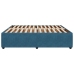 Estructura de cama sin colchón terciopelo azul 200x200 cm