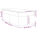 Cama box spring con colchón tela color crema 90x200 cm