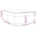 Cama box spring con colchón cuero sintético capuchino 140x200cm