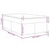 Cama box spring con colchón tela azul 120x190 cm