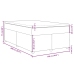 Cama box spring con colchón tela azul 120x200 cm