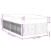 Cama box spring con colchón terciopelo negro 120x190 cm