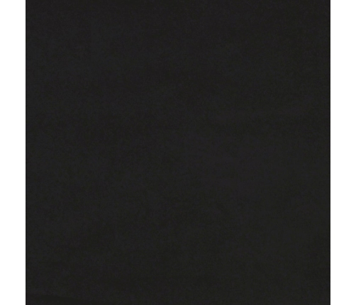 Cama box spring con colchón terciopelo negro 120x190 cm