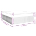 Cama box spring con colchón terciopelo gris claro 180x200 cm