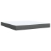 Cama box spring con colchón tela gris oscuro 180x200 cm