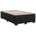 Cama box spring con colchón terciopelo negro 120x190 cm