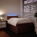 Cama box spring con colchón terciopelo rosa 120x190 cm