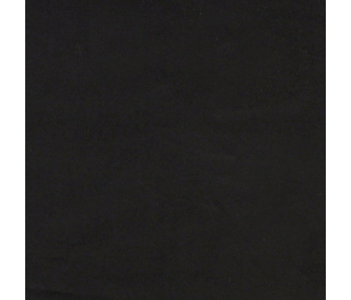Cama box spring con colchón terciopelo negro 200x200 cm