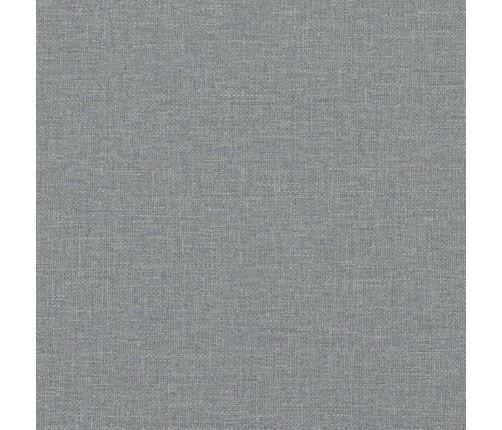 Cama box spring con colchón tela gris claro 100x200 cm