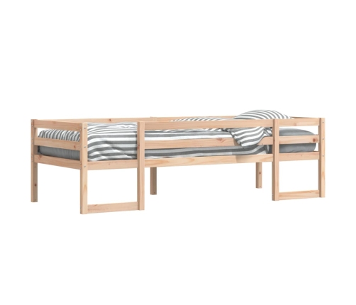 Estructura de cama para niños madera maciza de pino 80x200 cm