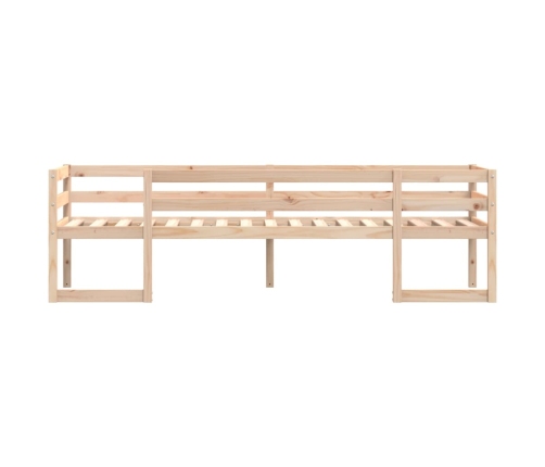 Estructura de cama para niños madera maciza de pino 80x200 cm