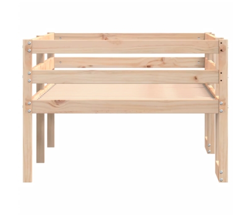 Estructura de cama para niños madera maciza de pino 80x200 cm