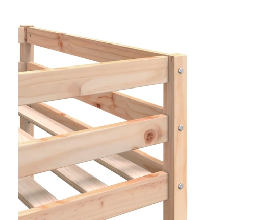 Estructura de cama para niños madera maciza de pino 80x200 cm