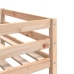 Estructura de cama para niños madera maciza de pino 80x200 cm