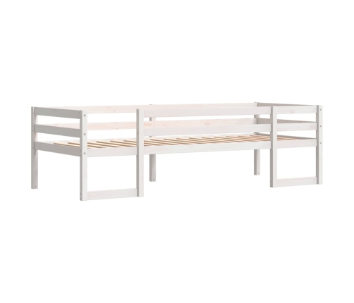 Estructura de cama para niños madera de pino blanco 80x200 cm