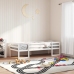 Estructura de cama para niños madera de pino blanco 80x200 cm