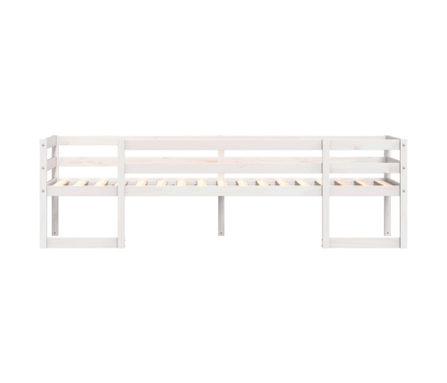 Estructura de cama para niños madera de pino blanco 80x200 cm