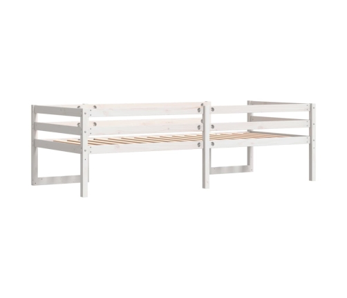 Estructura de cama para niños madera de pino blanco 80x200 cm