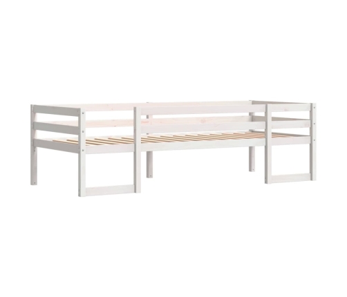 Estructura de cama para niños madera de pino blanco 90x200 cm