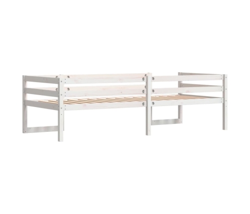 Estructura de cama para niños madera de pino blanco 90x200 cm