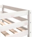 Estructura de cama para niños madera de pino blanco 90x200 cm