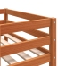 Estructura de cama para niños madera de pino marrón 90x200 cm