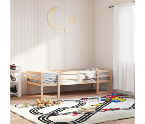 Estructura de cama infantil madera maciza de pino 90x190 cm