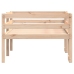 Estructura de cama infantil madera maciza de pino 90x190 cm