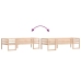Estructura de cama infantil madera maciza de pino 90x190 cm