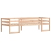 Estructura de cama para niños madera maciza de pino 75x190 cm